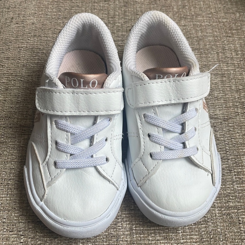White toddler sneakers